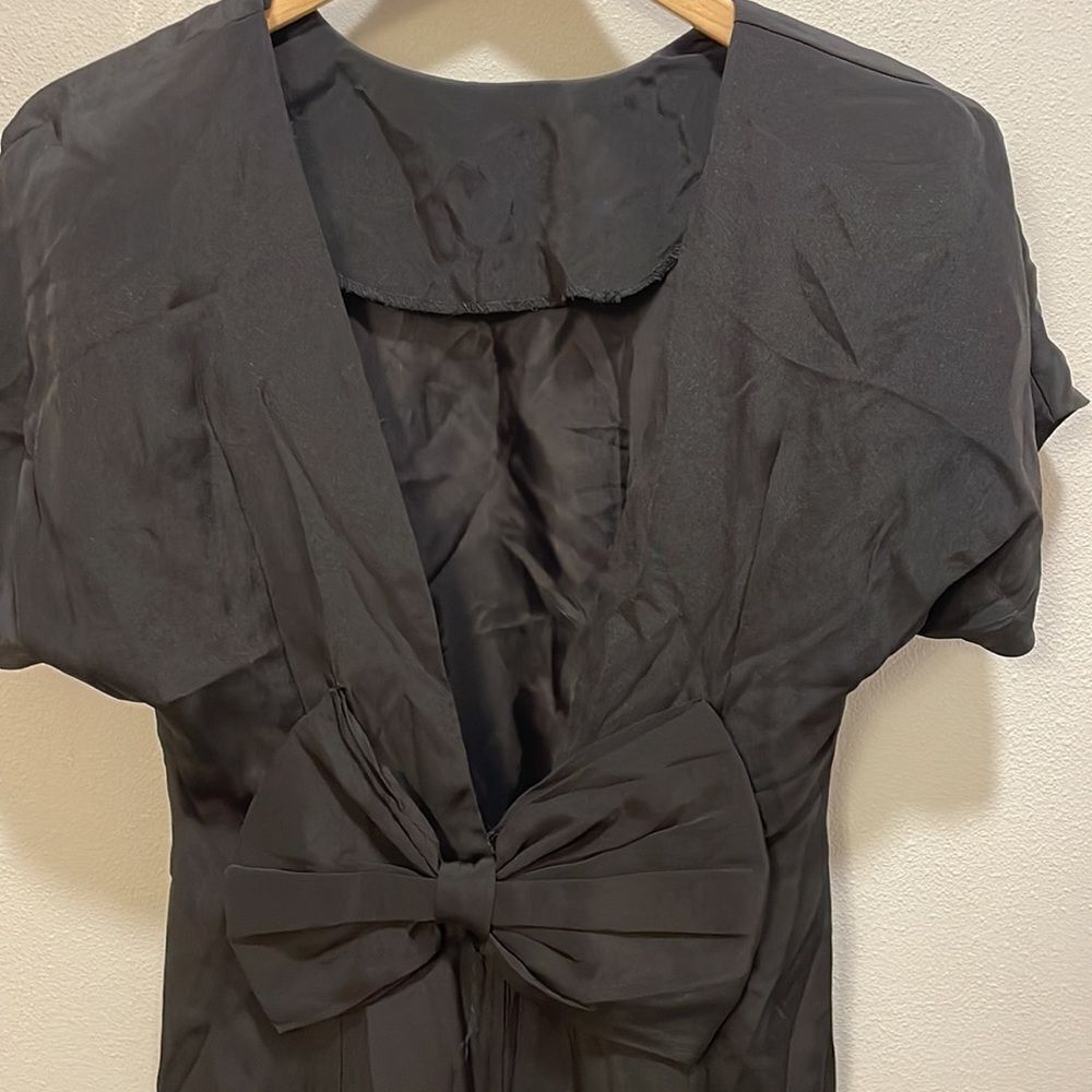 Ashlee woman’s black backless dress - Picture 5 of 10